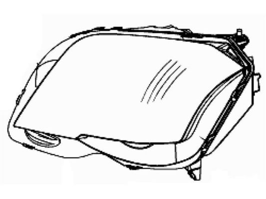 2048208859 Фары для MERCEDES-BENZ GLK-CLASS (X204)